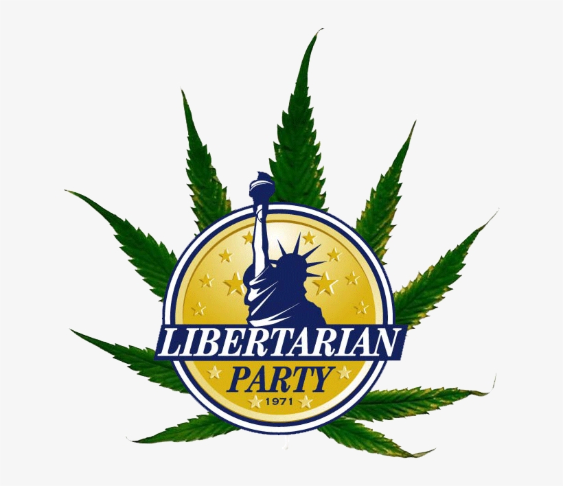 Libertarian Party Marijuana Leaf - Libertarian Party Nj, transparent png download