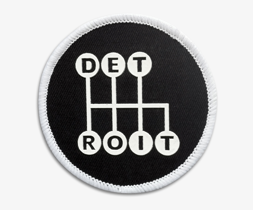 Shifter Circle Patches - Made In Detroit Logo Blue, transparent png download