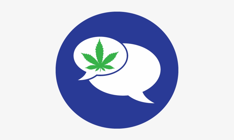 Speech Bubble Cannabis Leaf Recognize Your Role - Breakwater Bay Split Rock Lighthouse Painting Print, transparent png download