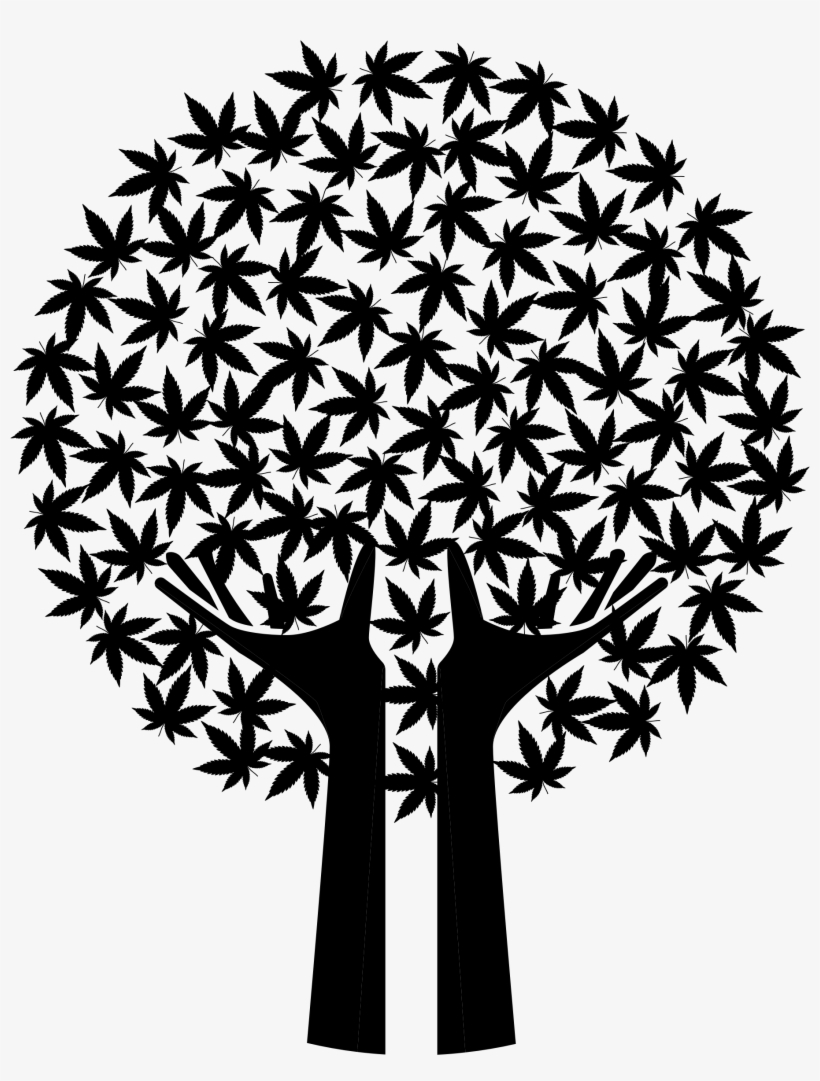 Thug Life Weed Leaf Transparent Png - Circle With Dots Inside, transparent png download