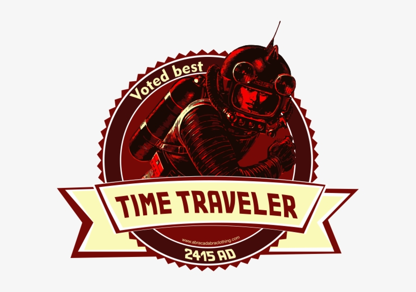 Voted Best Time Traveler - Badge, transparent png download