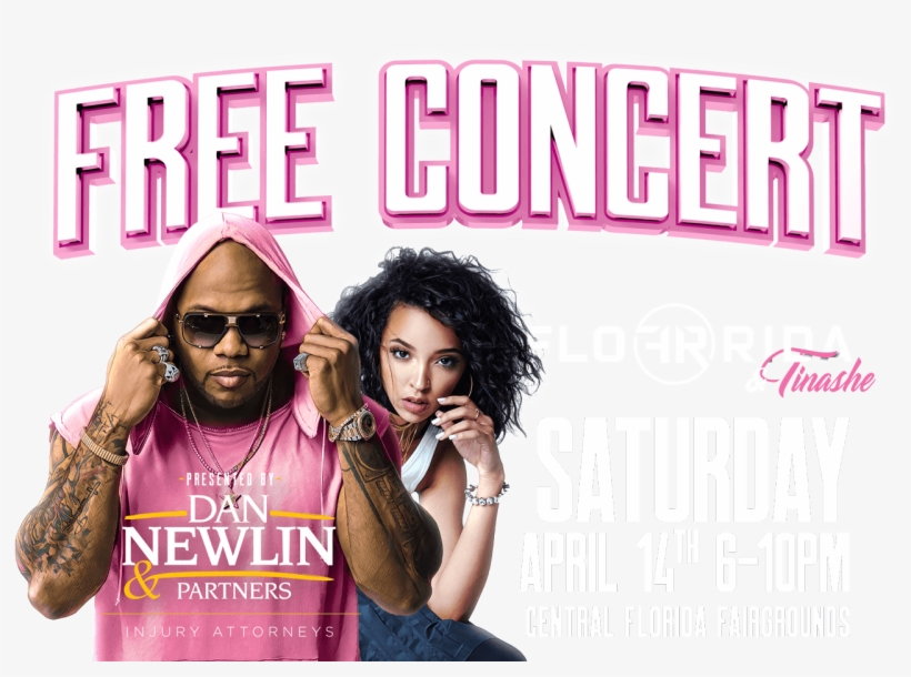 Dan Newlin Presents Flo Rida And Tinashe Free Concert - Dan Newlin, transparent png download