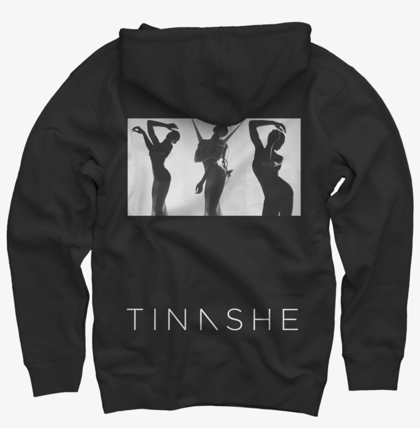 Tinashe Hq On Twitter - Adidas Black And White Hoodie, transparent png download