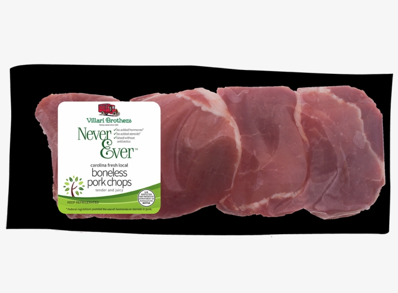 Boneless Pork Chops - Veal, transparent png download