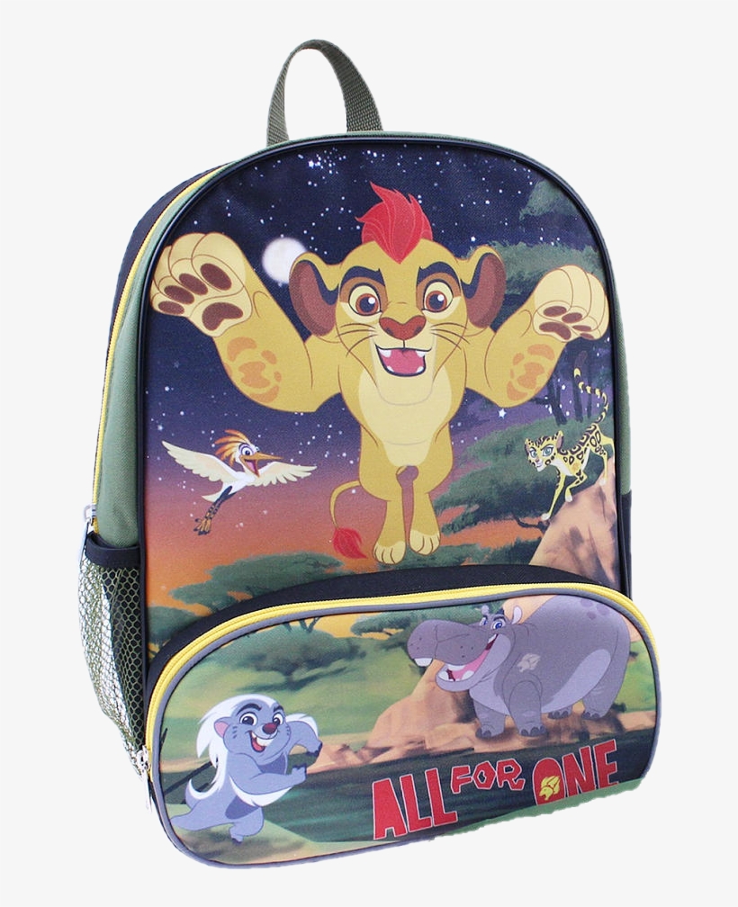 Allforone-backpack - Disney The Lion Guard All For One Backpack With Hood, transparent png download