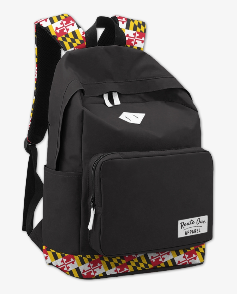 Maryland Flag Outline / Book Bag - Bag, transparent png download