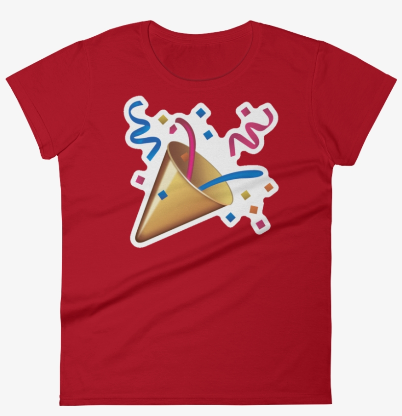 Women's Emoji T Shirt - Confetti Emojis, transparent png download