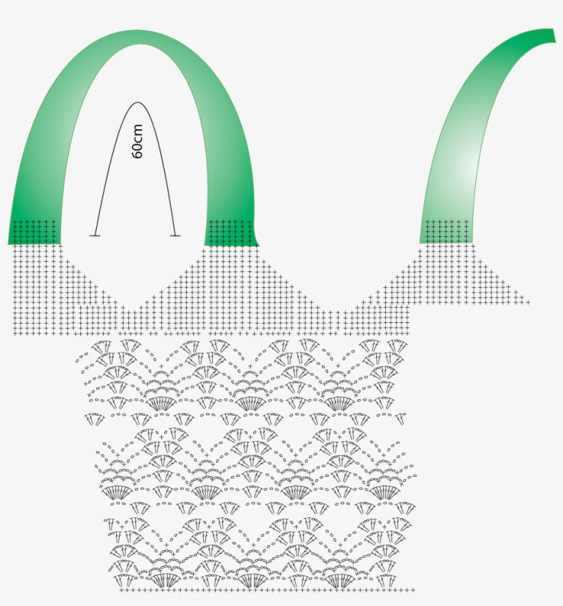 Bolsa De Crochê Com Euroroma Brilho - Illustration, transparent png download