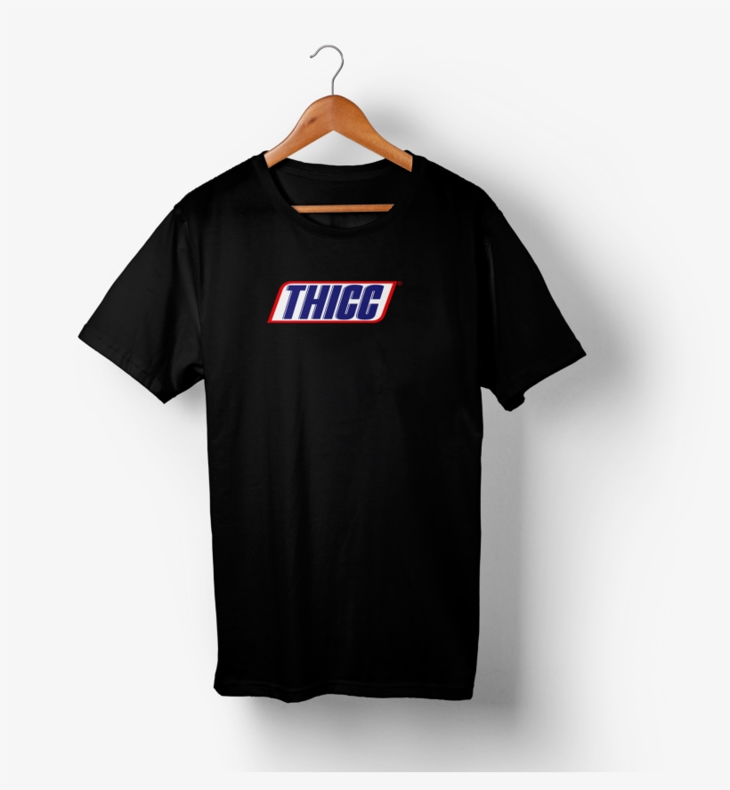 Thicc T-shirt - Fun Tshirts For Angry People, transparent png download