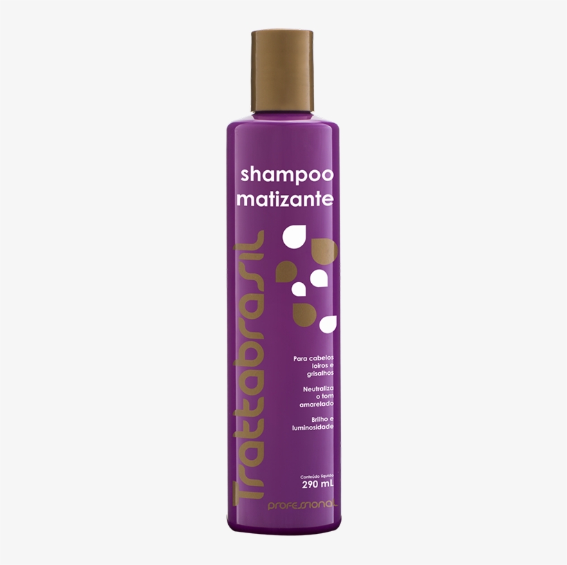 Shampoo - Shampoo Matizante 290 Ml Trattabrasil Maxibrasil, transparent png download