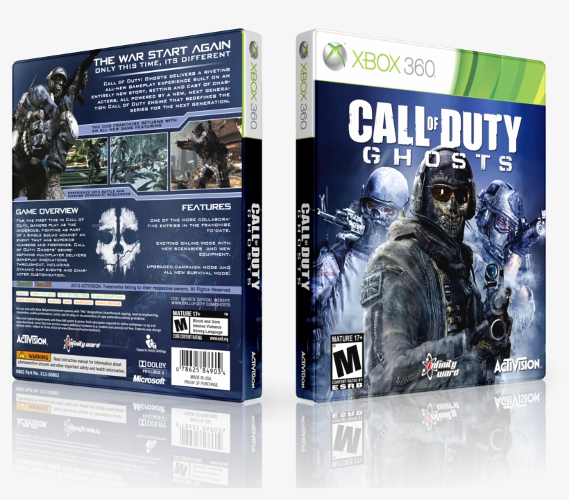 Comments Call Of Duty - Xbox 360 Slim Skin Cod Modern Warfare, transparent png download