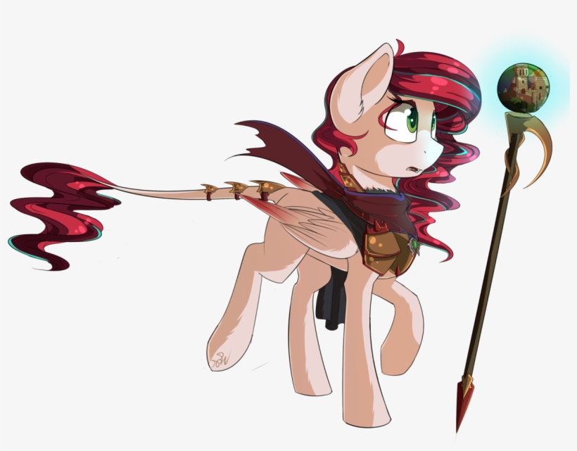 Beardie, Magic, Oc, Oc Only, Pegasus, Pony, Safe, Simple - Cartoon, transparent png download