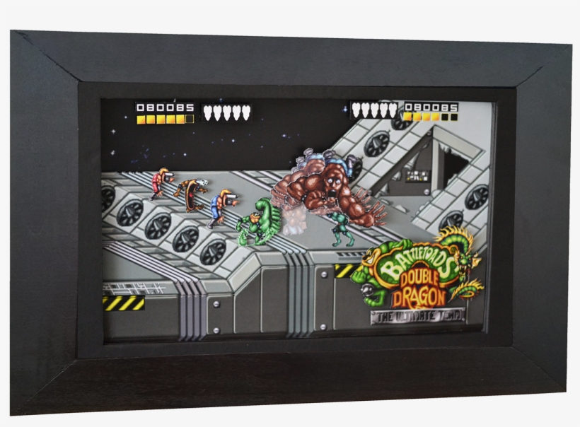 Battletoads And Double Dragon 11" X 17" - Battletoads And Double Dragon, transparent png download