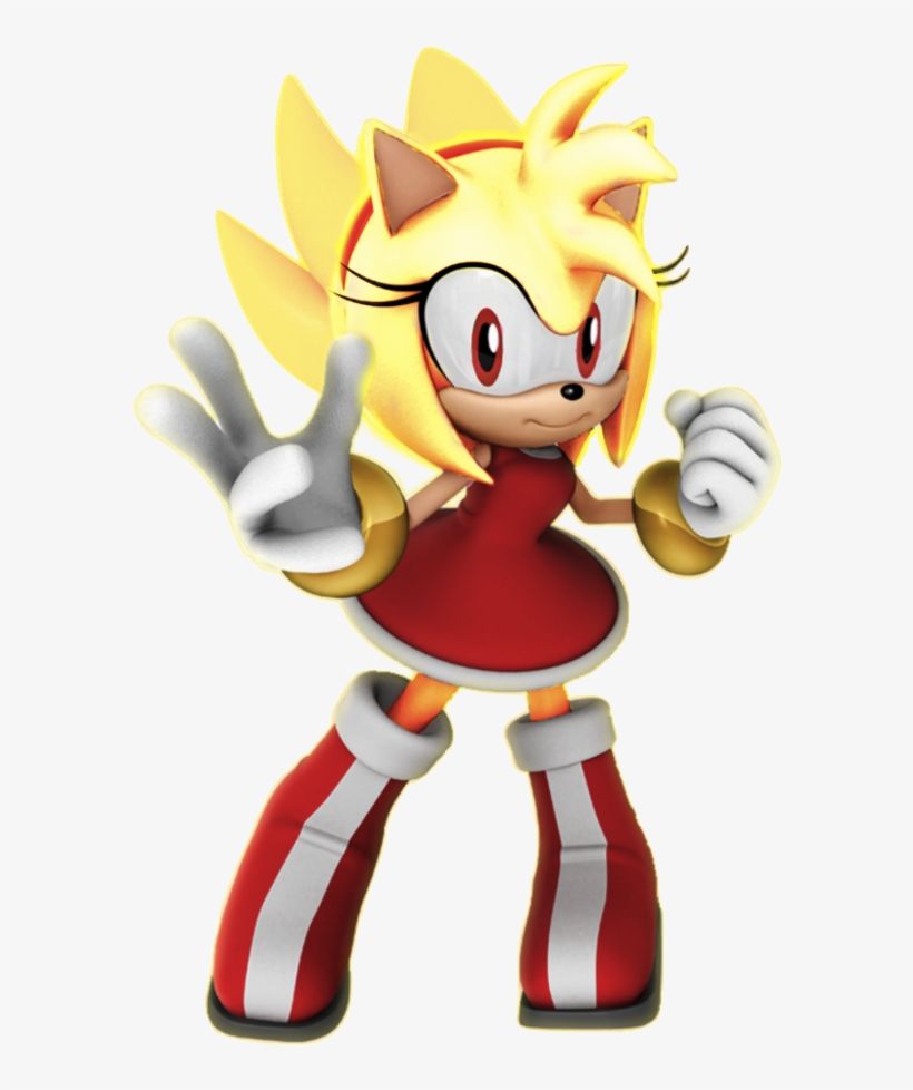 If Amy Was In Mania Plus We'd Be Able To See Super - Sonic The Hedgehog Super Amy, transparent png download