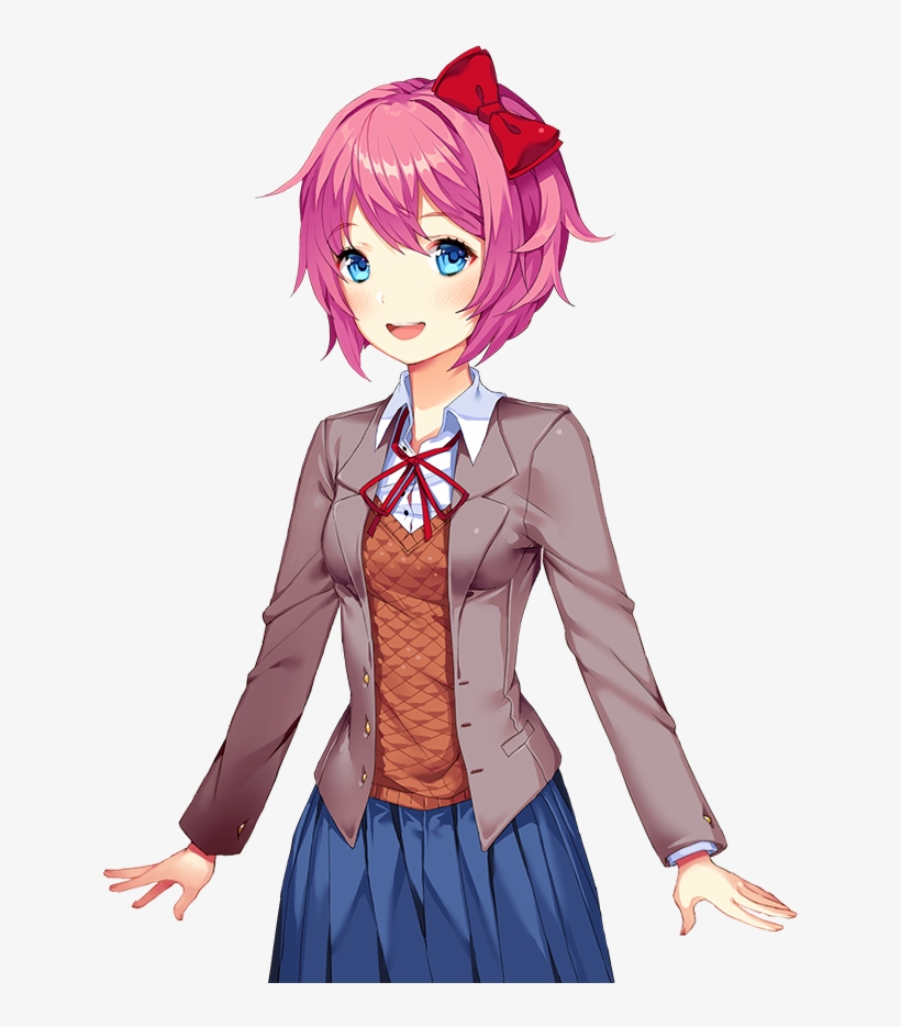 Edited Media[edited Media] She's Going Super Saiyan - Sayori Png, transparent png download