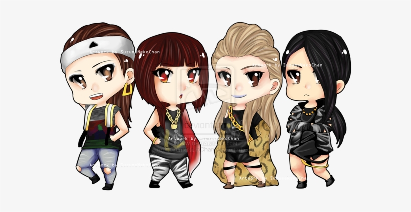 Sandarapark On Twitter - Anime Chibi Cute 2ne1, transparent png download