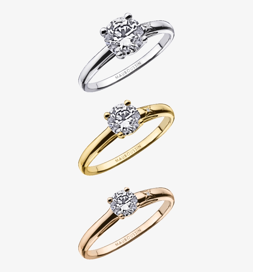 Tu Es L'etoile De Ma Vie N°2 Engagement Ring, White - Engagement Ring, transparent png download