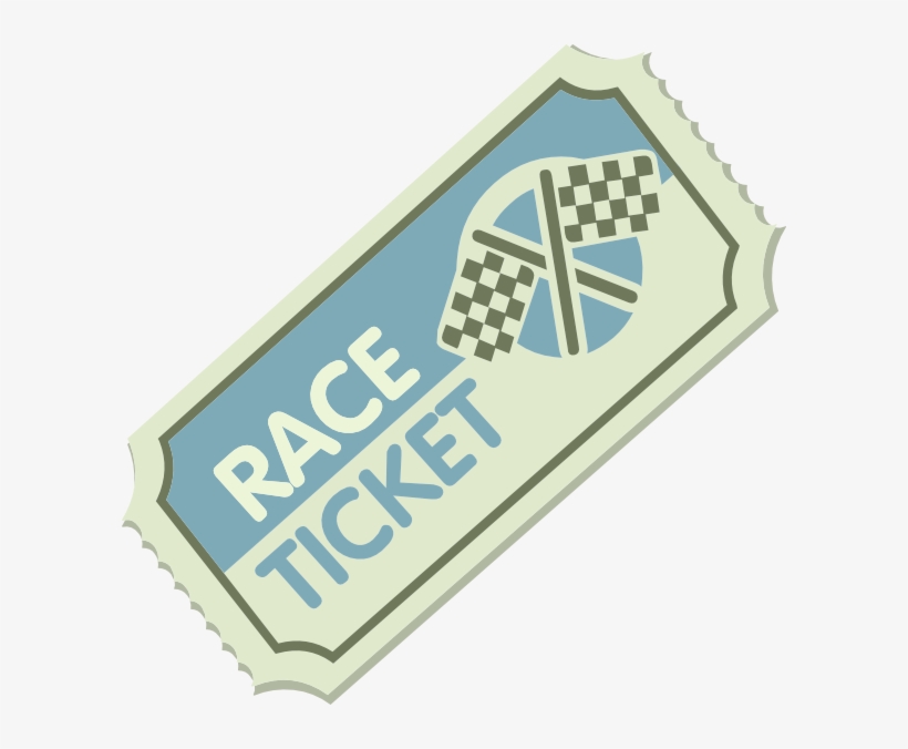 How To Set Use Race Ticket Clipart - Ballyvaughan, transparent png download