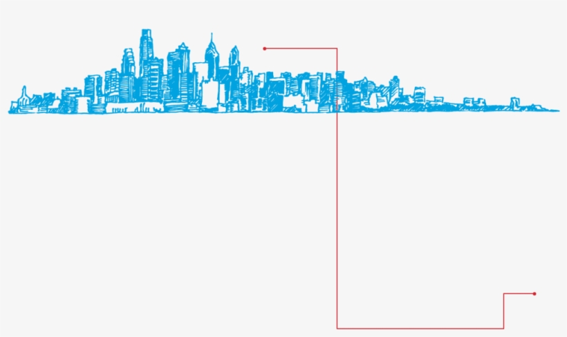 Philadelphia Illustration - Philadelphia, transparent png download