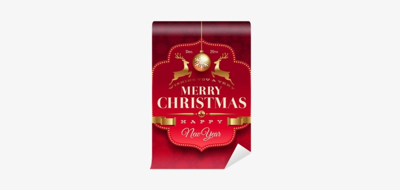 Christmas Greeting Decorative Label - Cheap Decorative Pillows & Shams Christmas Elks, transparent png download