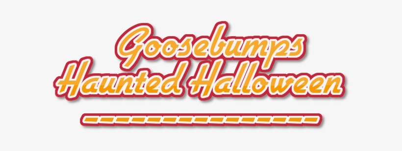 Goosebumps Haunted Halloween Logo Big - Goosebumps 2: Haunted Halloween, transparent png download