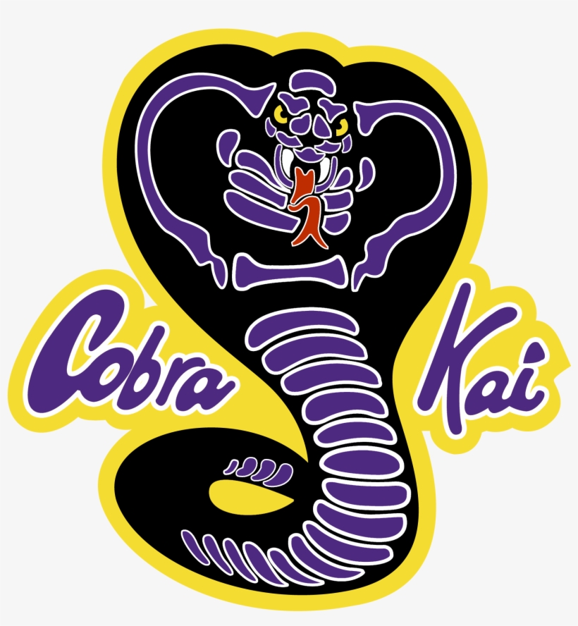 Cobra Kai Logo Black And White, transparent png download