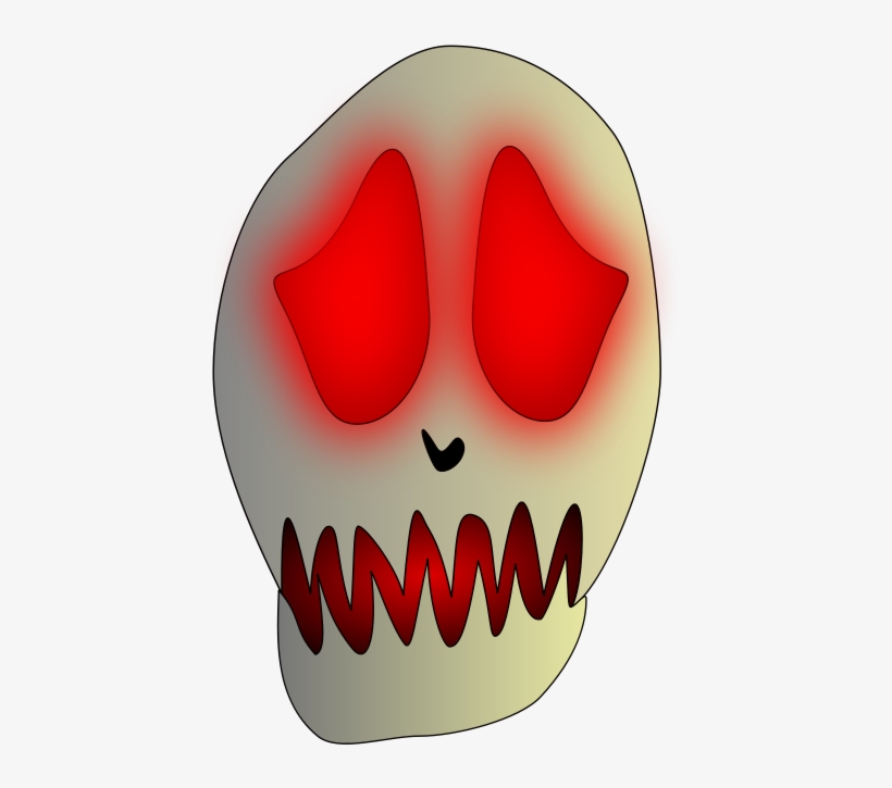 Sad Skull Clipart - Skull, transparent png download