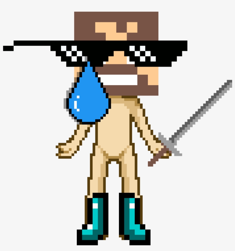 Pixilart Derp Ssundee Anonymous Png Mlg Derp - Shin Art, transparent png download