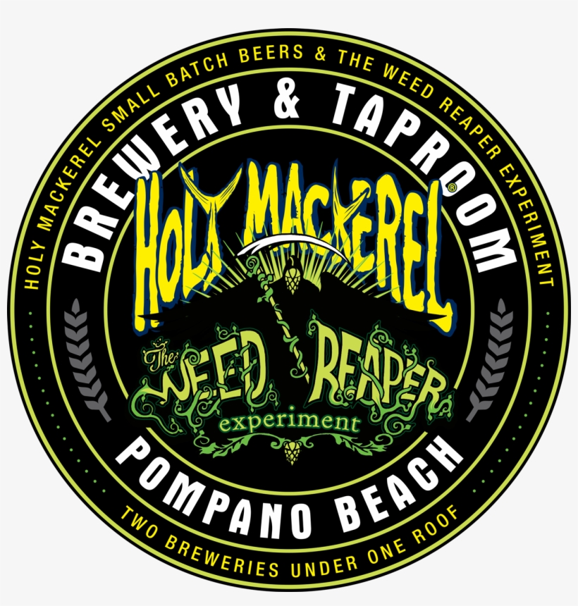 Holy Mackerel Weed Reaper Brewery Logo - Beer, transparent png download