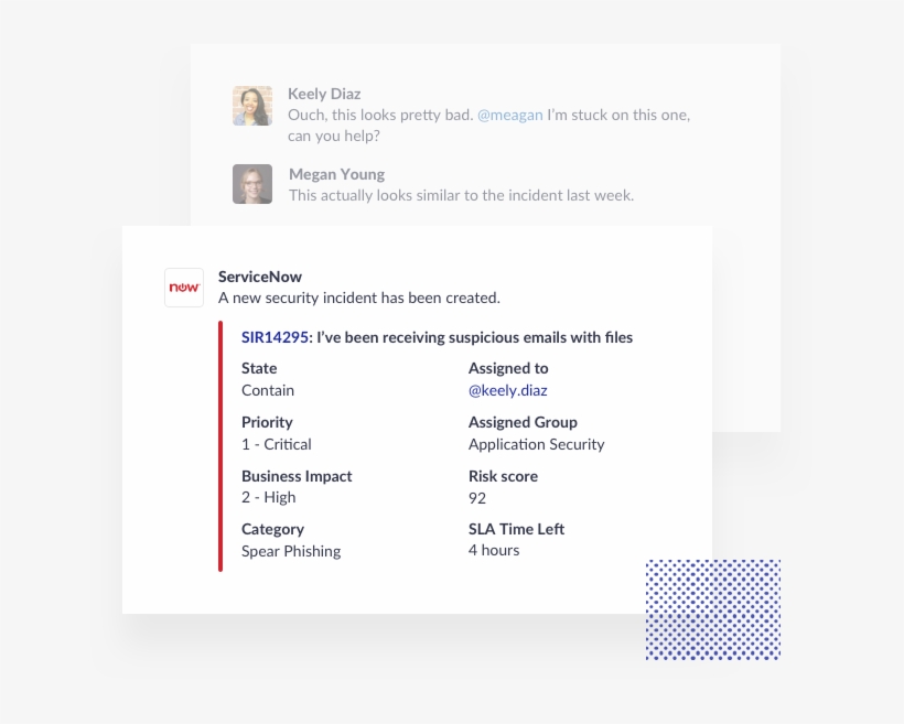 Speed Up Time To Resolution - Servicenow Actions In Slack, transparent png download