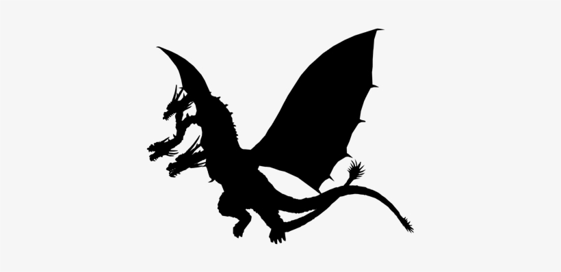 Image - King Ghidorah Black And White, transparent png download