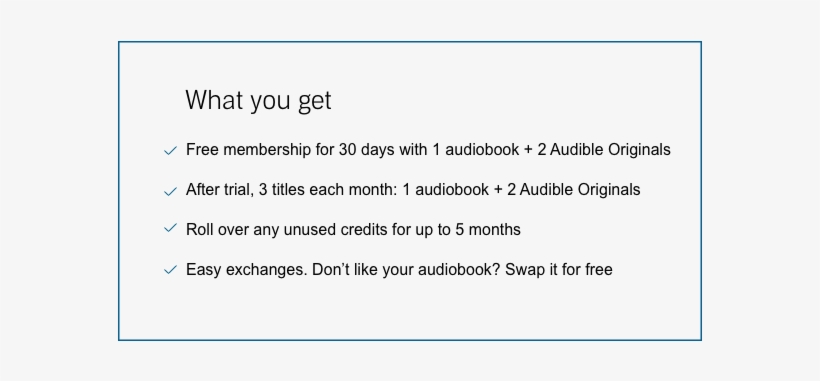 Start Your Free 30-day Trial - Audiobook, transparent png download