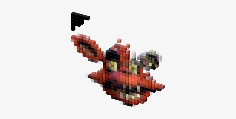 View Cursor On T-shirt - Fnaf 2 Withered Foxys Head, transparent png download