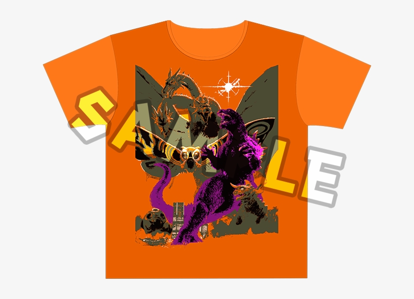 This Is A T Shirt That Has Been Produced From "godzilla, - Godzilla, Mothra And King Ghidorah: Giant Monsters, transparent png download