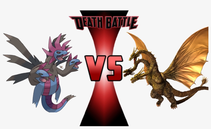 Hydreigonvsghidorah - Ash Greninja Serena Delphox, transparent png download