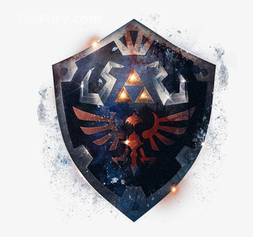 Epic Hylian Shield - Hylian Shield Art, transparent png download