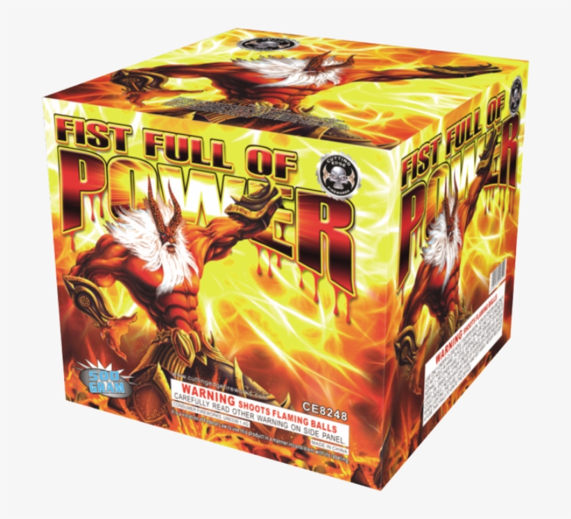 Fist Full Of Power 500 Gram Aerial Repeaters Cutting - Action Figure, transparent png download