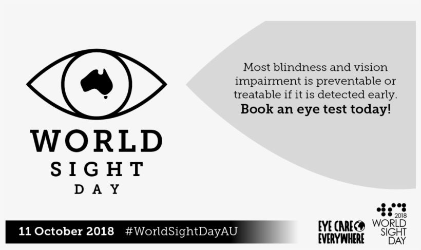 World Sight Day 2018 Instagram Tile Mono - Luminance Vision Optometry - Mei Fleming, Optometrist, transparent png download
