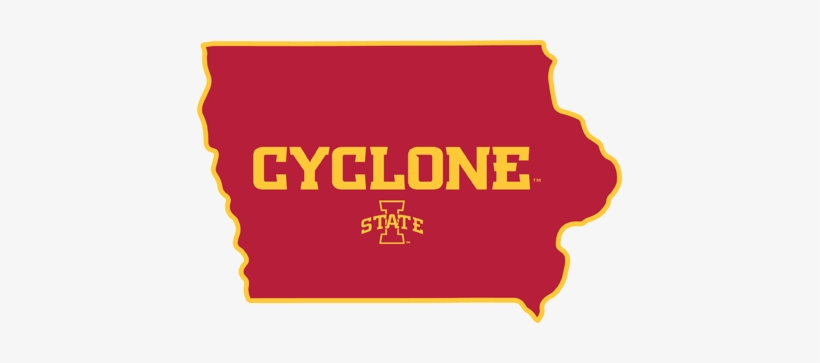 Cyclone State Sticker - Iowa State Cyclones, transparent png download