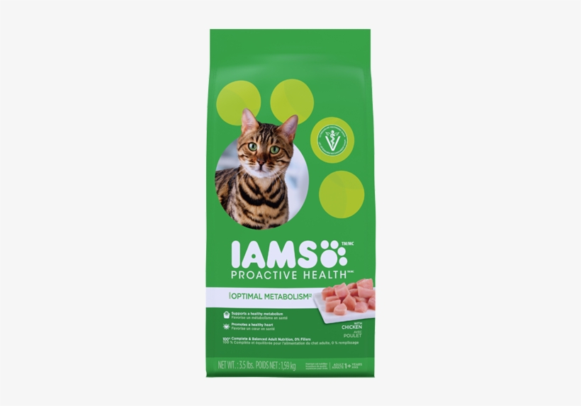 Optimal-metabolism - Iams Cat Food Healthy Digestion, transparent png download