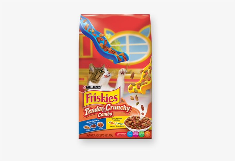 Shop Now - Friskies Tender And Crunchy, transparent png download