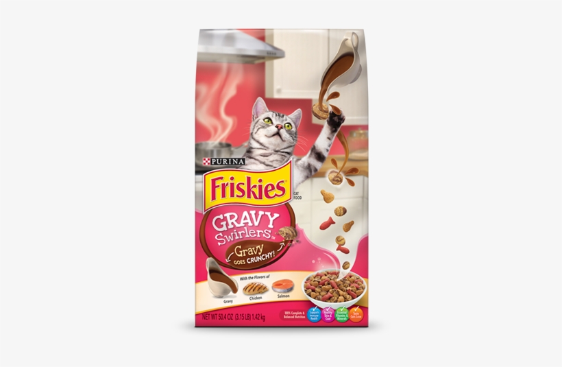 Gravy Swirlers - Friskies Gravy Swirlers, transparent png download