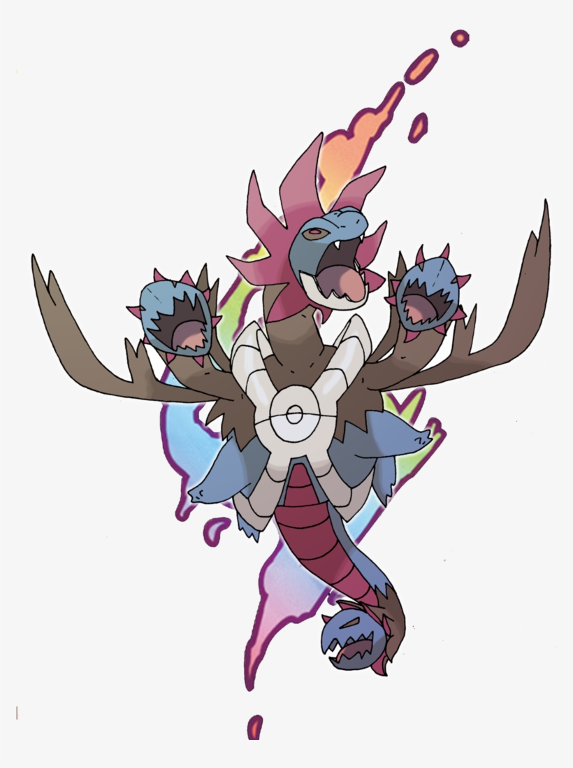 Mega Hydreigon Collab By Rey Menn-d89yzx0 - Mega Hydreigon, transparent png download