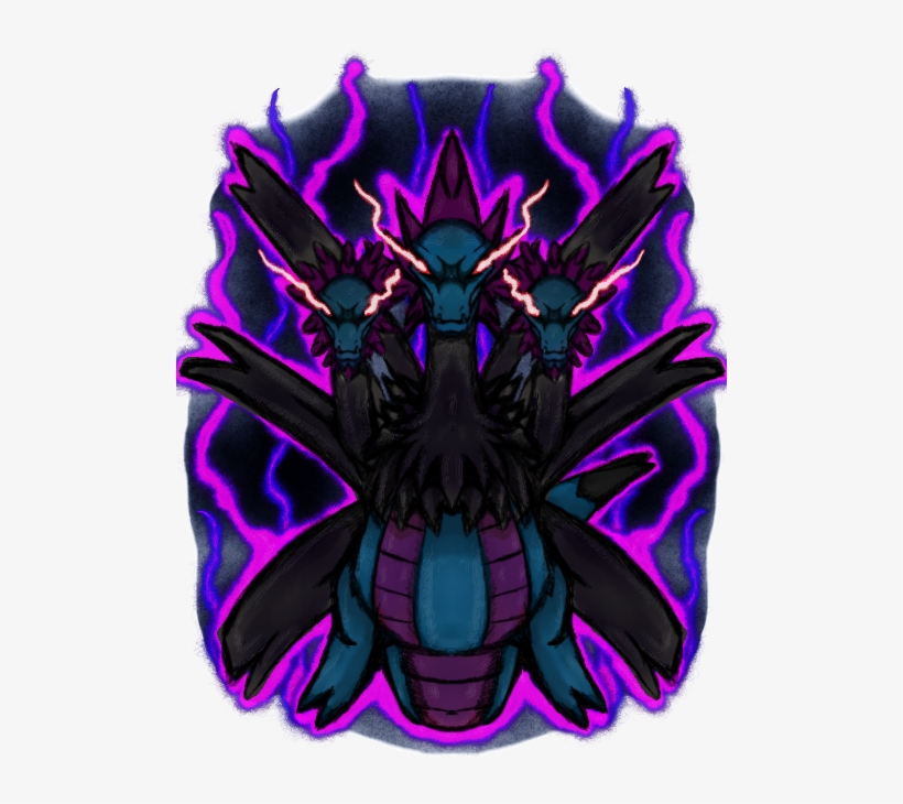 #pokemon #hydreigon #サザンドラ #sazandora #fanart #yoarte - Twitter, transparent png download
