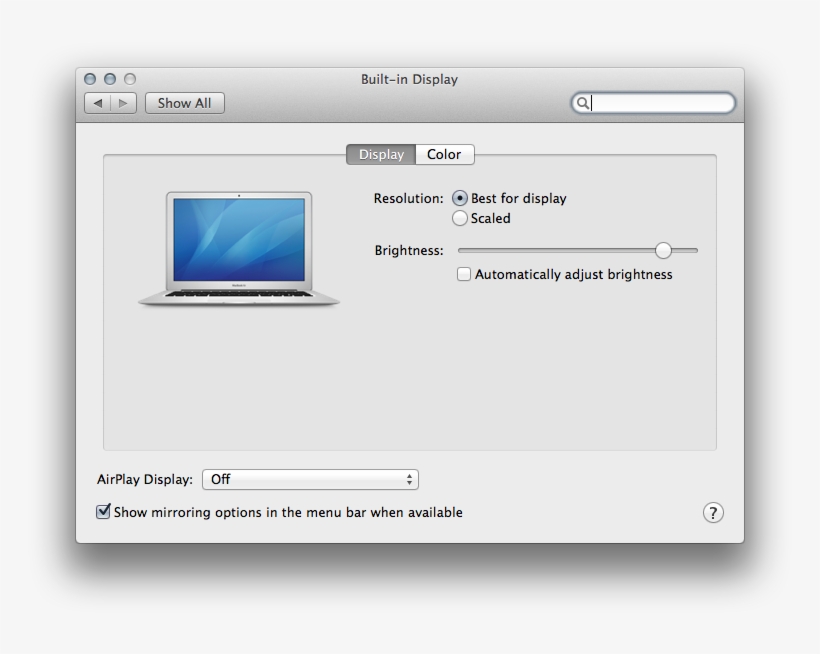 Airplay Sys Pref - Brightness, transparent png download