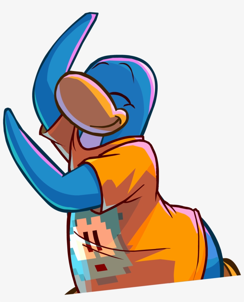 News 433 Featured More Blue Penguin - Club Penguin Art Style, transparent png download