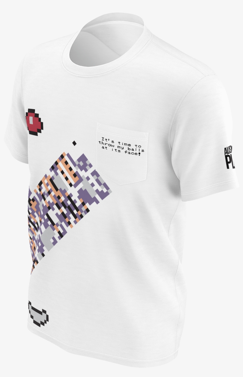 Austin John Missingno Pocket T-shirt - T-shirt, transparent png download