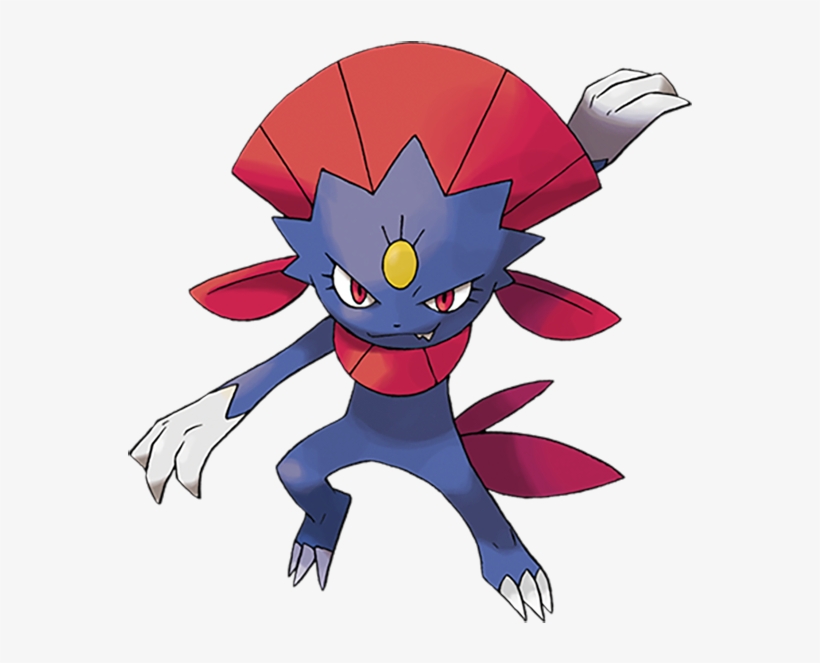 Pokémon Weavile - Dark Pokemon, transparent png download