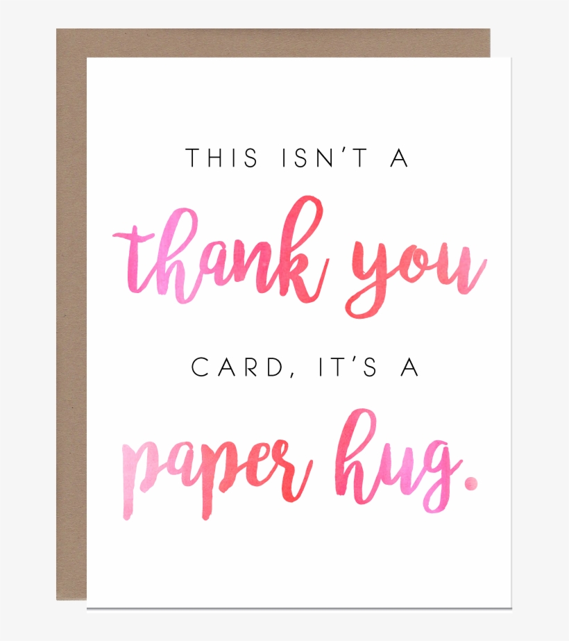"paper Hug" Thank You Card - Mothersday Happy Mothers Day In Heaven, transparent png download
