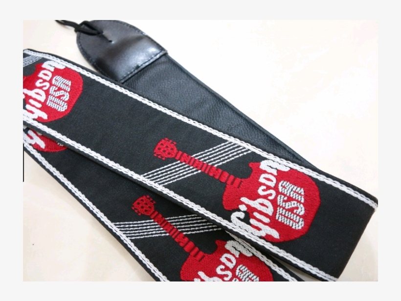 Gibson Logo Woven Guitar Strap, transparent png download